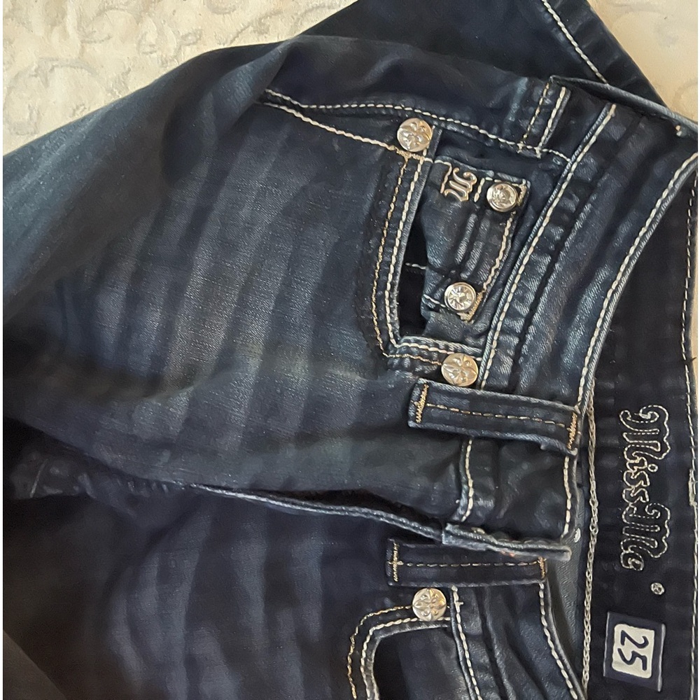 Miss me jeans 25 skinny jeans dark wash - Picture 4 of 4